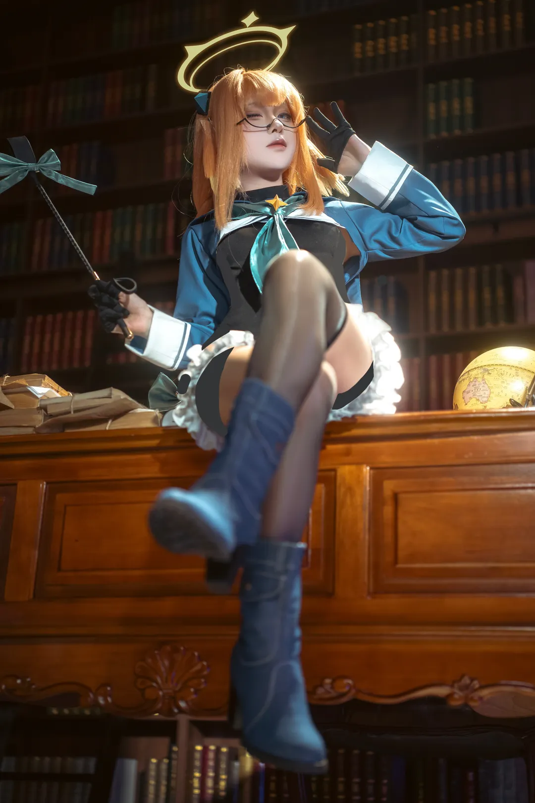 【圆堂志美子cos】在书架上发现魔法少女的终极奥秘 - 第 4 张