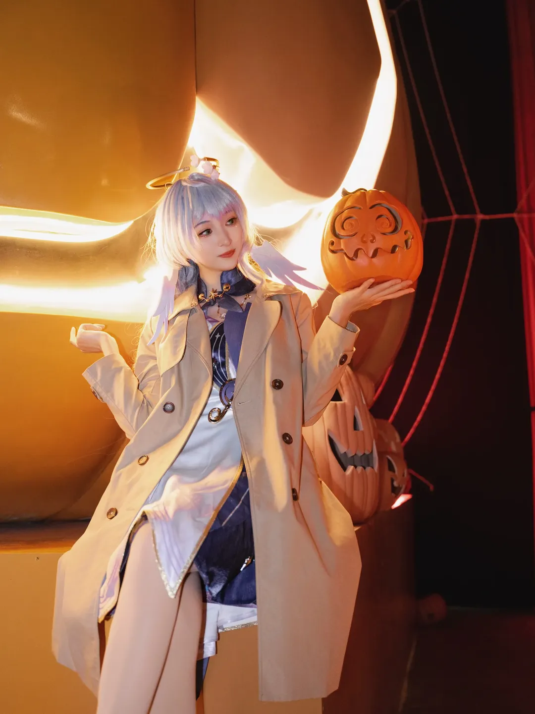 【知更鸟cos】崩坏星穹铁道的巡游，万圣节游乐园里的日常