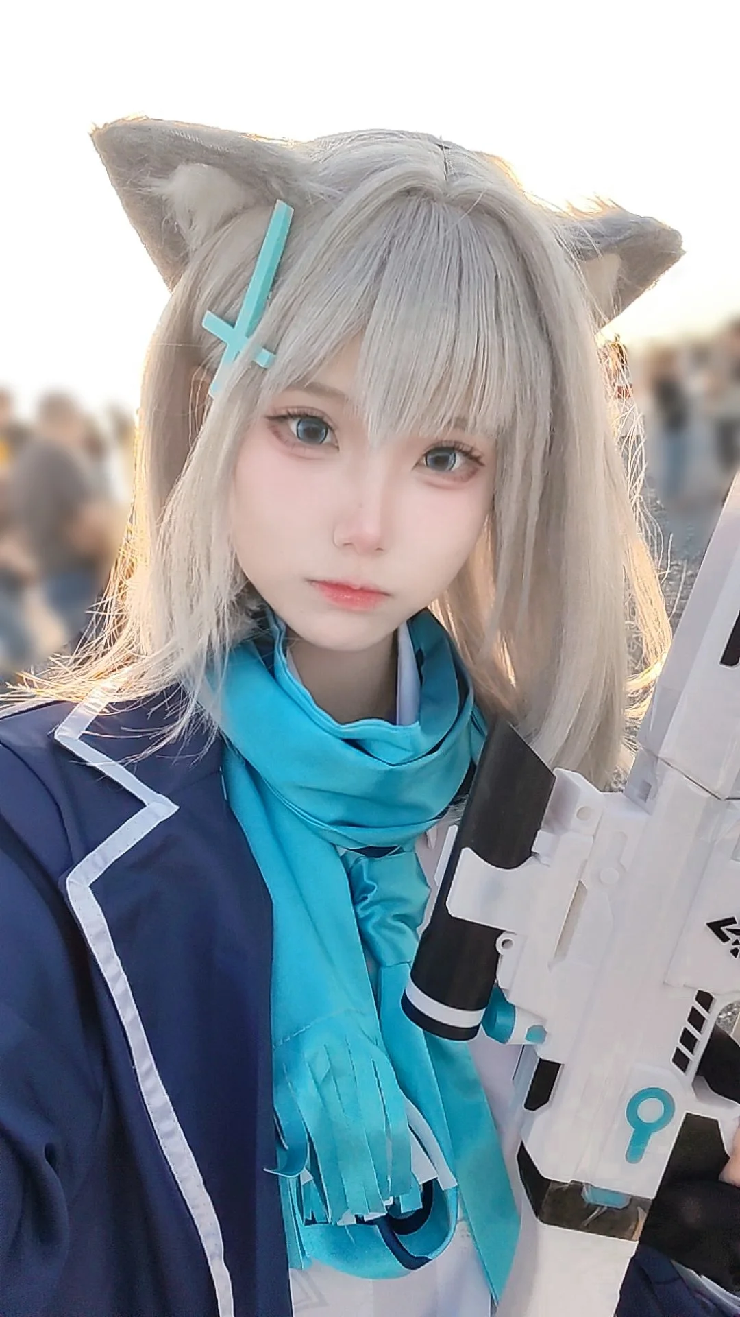 【砂狼白子cos】蔚蓝档案的晴天漫展，忘带光环的遗憾与快乐