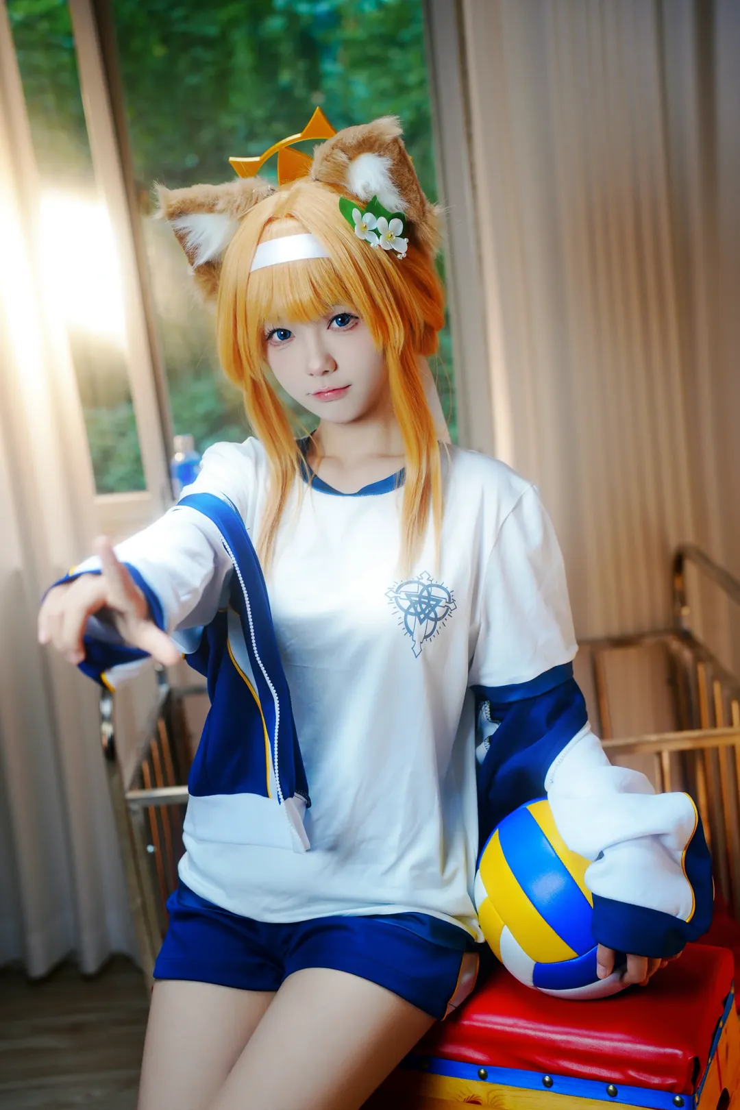【玛丽cos】碧蓝档案体操服，阳光下的运动少女 - 第 11 张