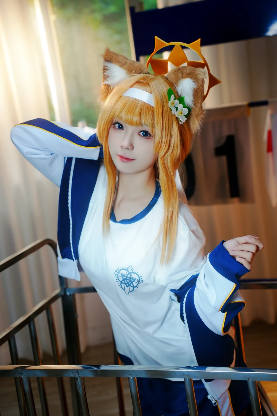 【玛丽cos】碧蓝档案体操服，阳光下的运动少女 - 第 6 张