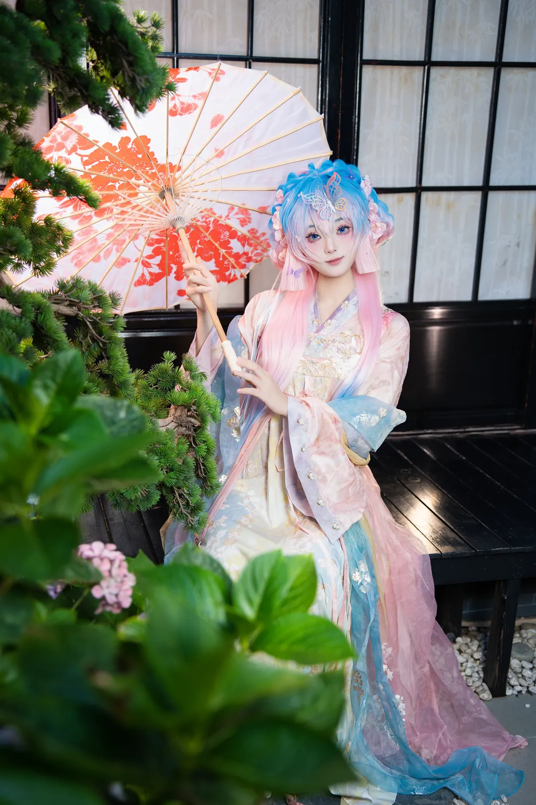 【唐舞桐cos】斗罗大陆2和风正片，蓝粉色的盛夏记忆