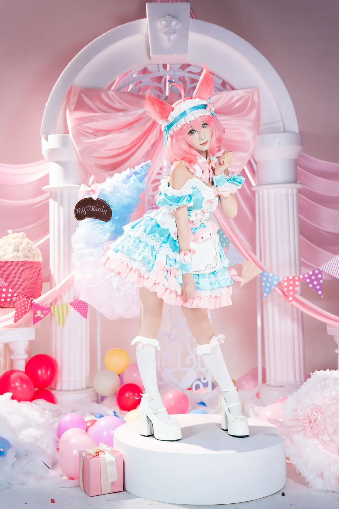 【妲己美乐蒂cos】王者荣耀甜系梦幻影棚正片 - 第 2 张