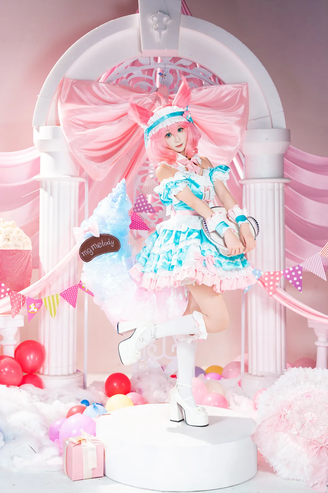 【妲己美乐蒂cos】王者荣耀甜系梦幻影棚正片 - 第 4 张