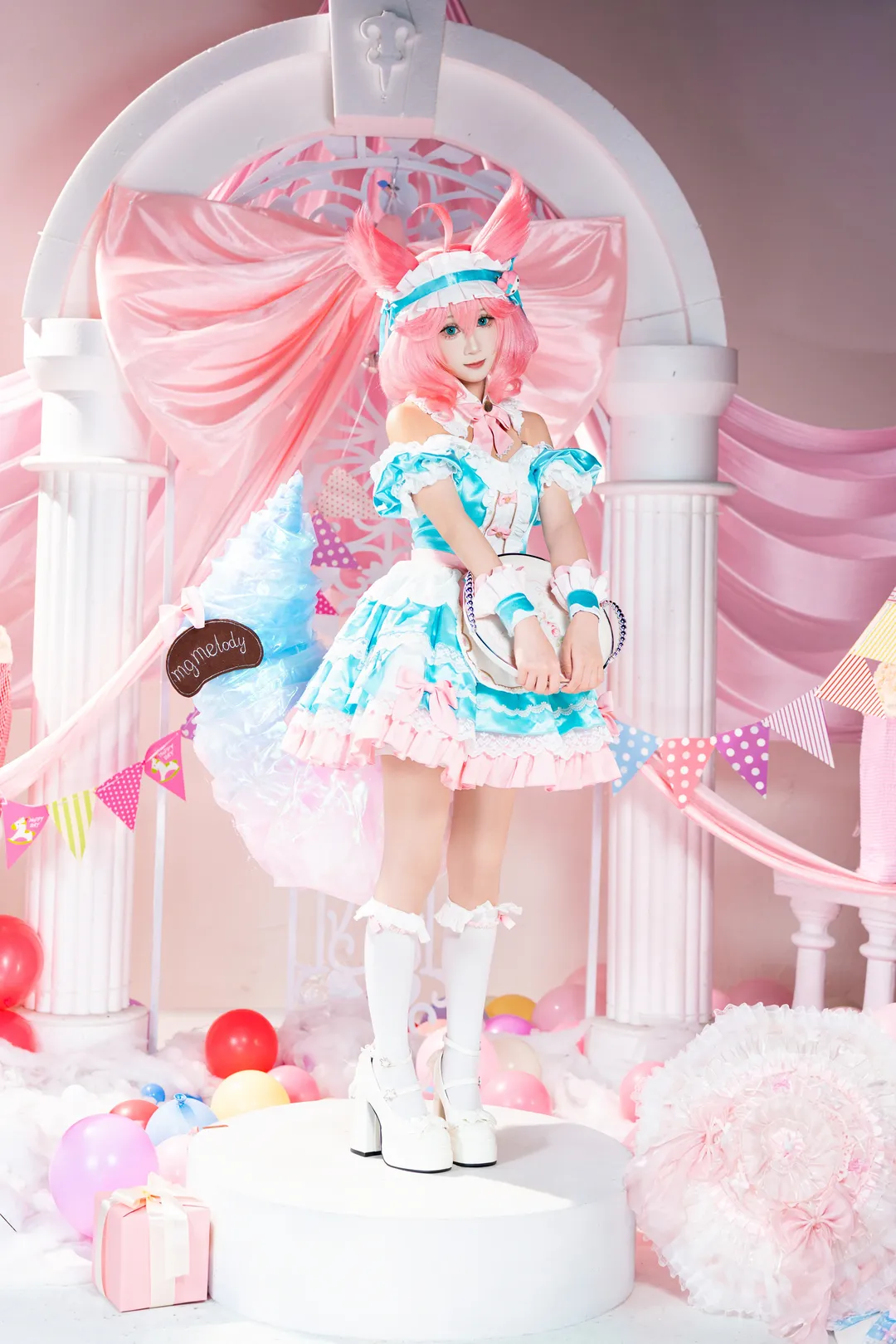 【妲己美乐蒂cos】王者荣耀甜系梦幻影棚正片 - 第 6 张