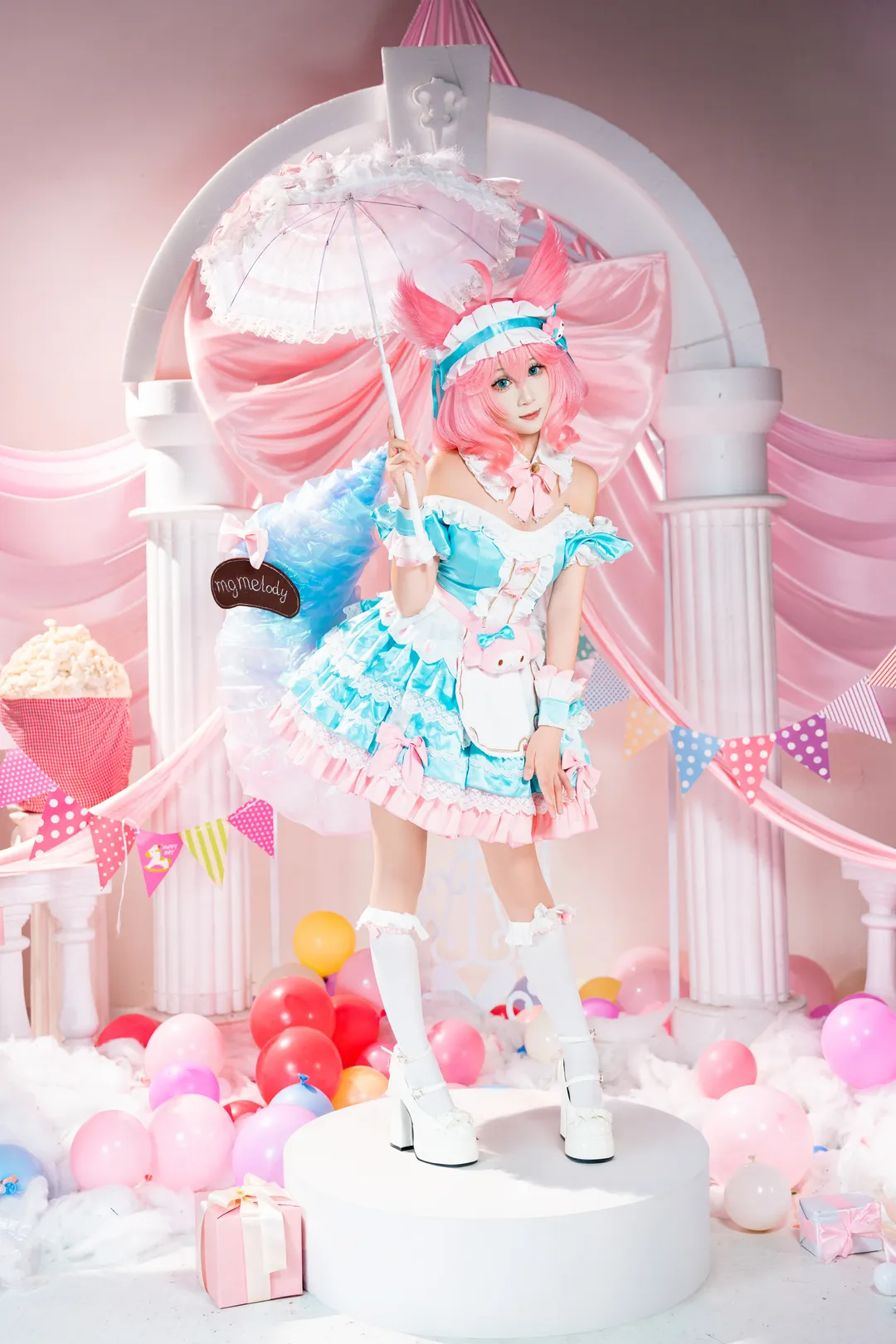 【妲己美乐蒂cos】王者荣耀甜系梦幻影棚正片 - 第 7 张