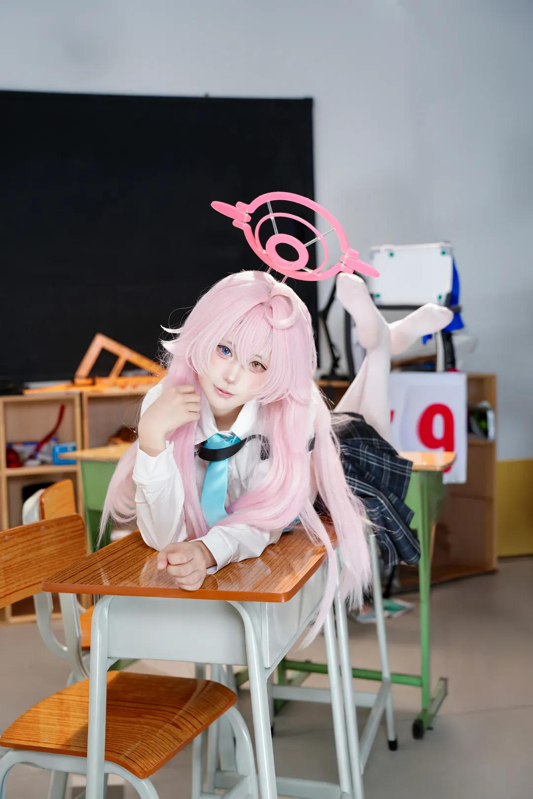 【小鸟游星野cos】蔚蓝档案教室正片分享 - 第 4 张