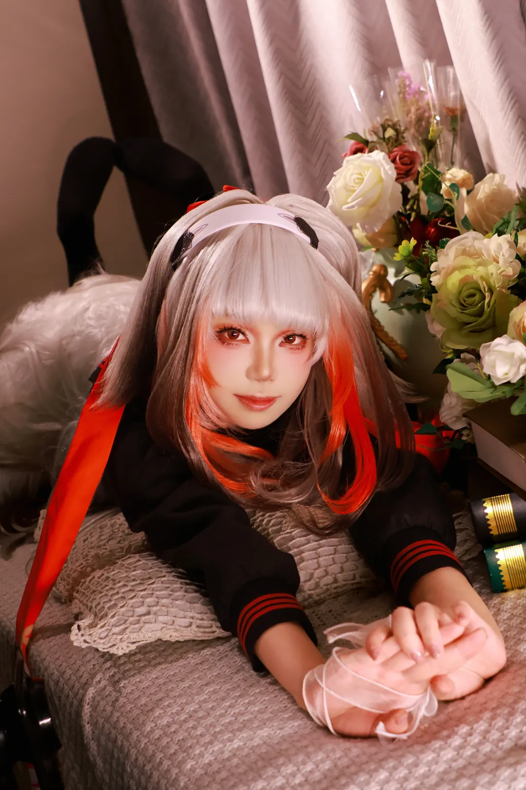 【叶瞬光cos】绝区零，水手服小师姐的慵懒居家穿搭记录