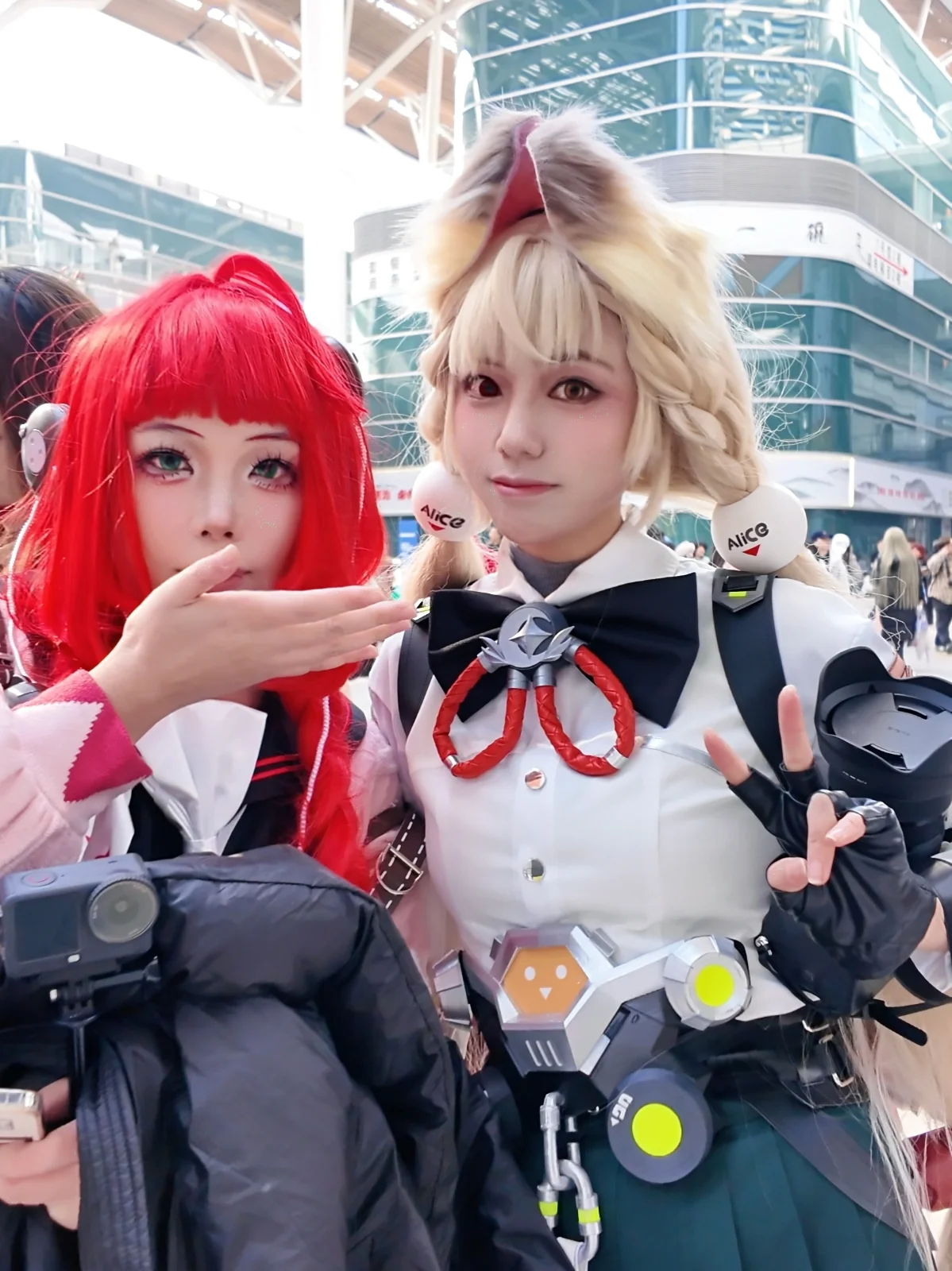 【浮波柚葉cos】絕區零雙人漫展現場