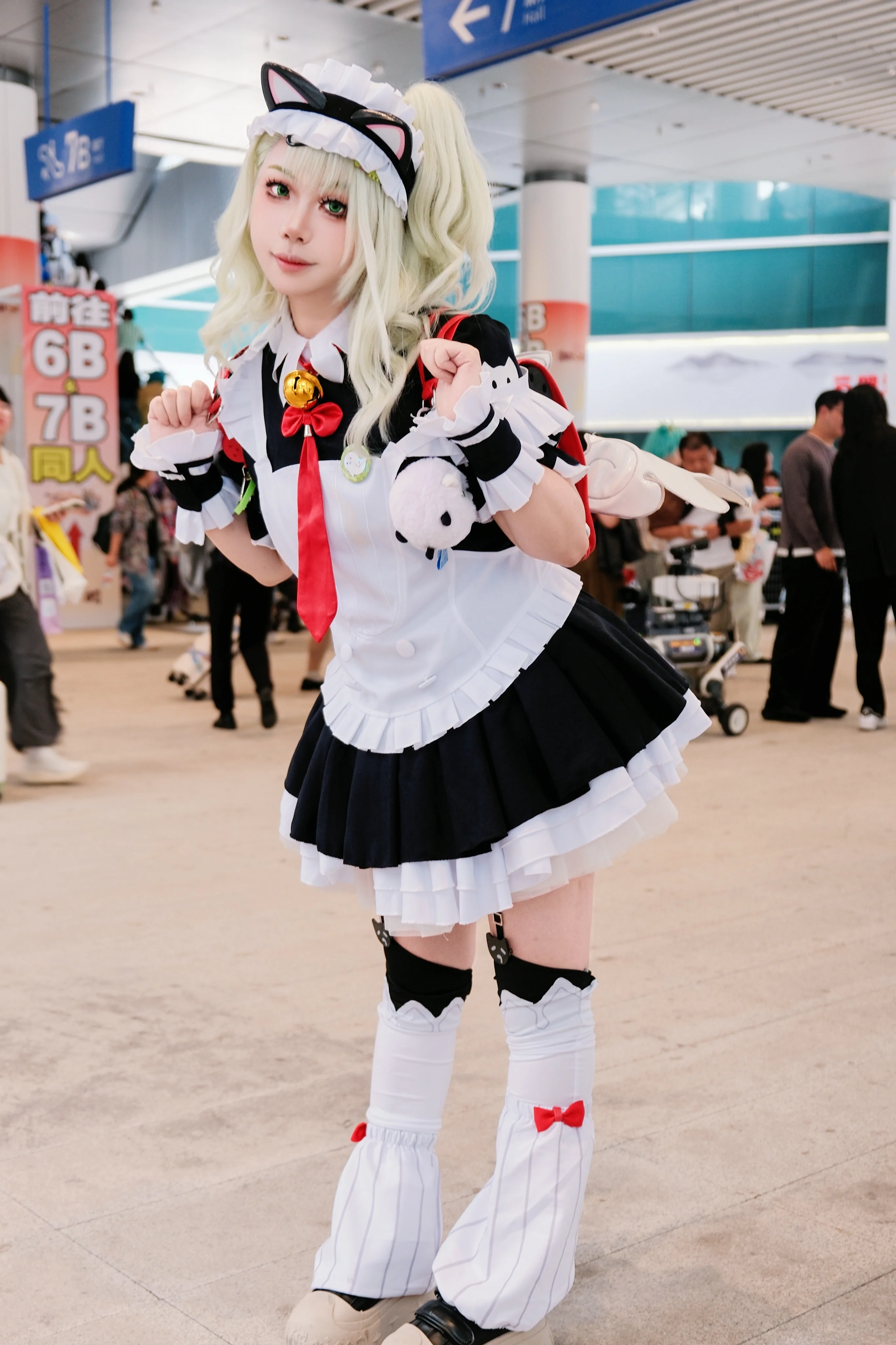 【妄想天使千夏cos】CP32咖啡店女仆装扮分享