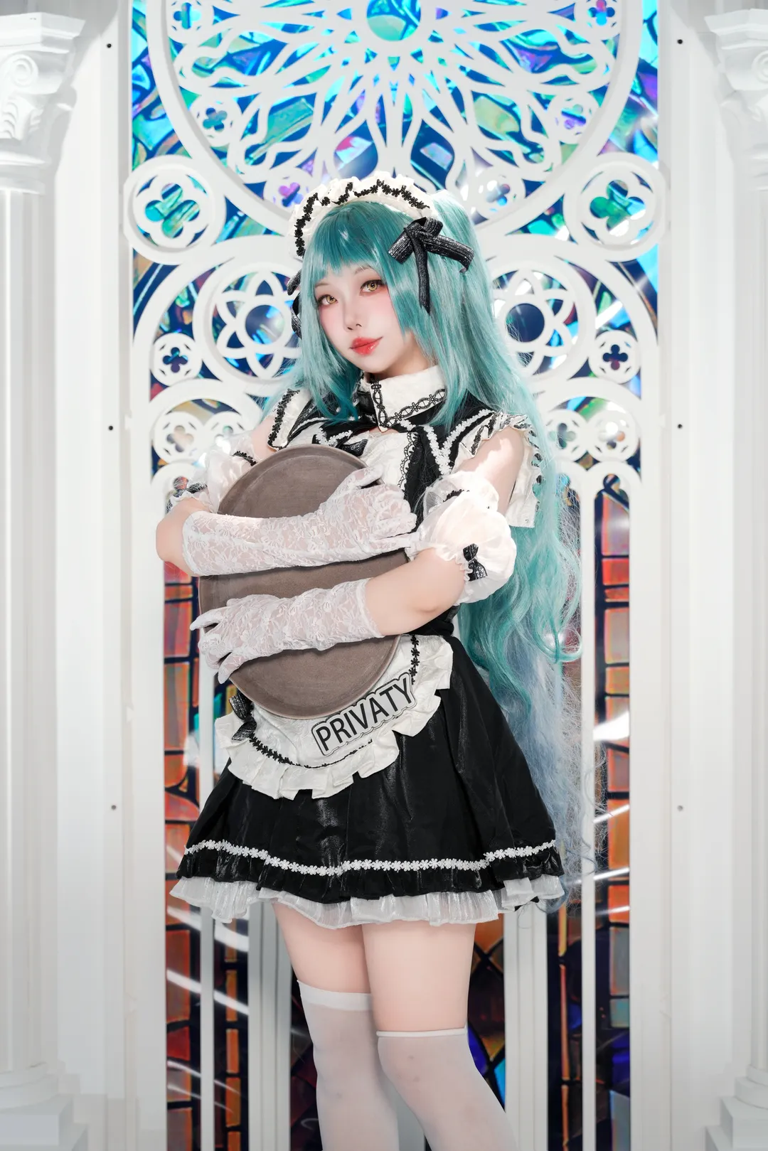 【普丽瓦蒂cos】胜利女神妮姬的女仆至上主义穿搭