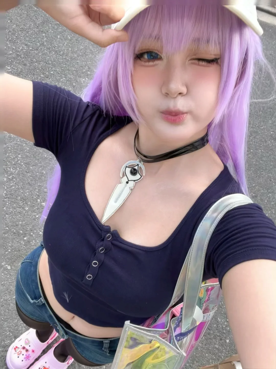 【碧蓝航线cos】假发配常服，解锁下班后的真实瞬间
