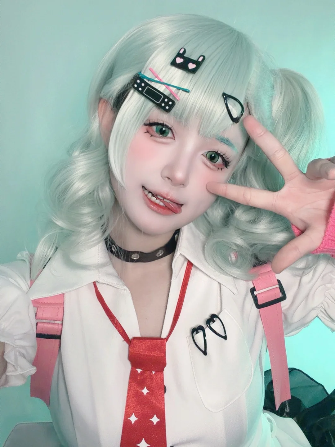 【千夏cos】绝区零里的薄荷绿元气少女 - 第 2 张
