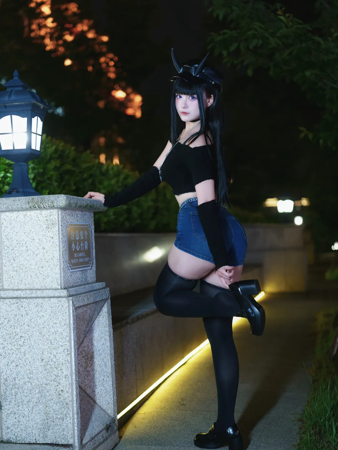 【碧蓝航线能代cos】夜灯下的街角，换上日常便服的宁静时刻