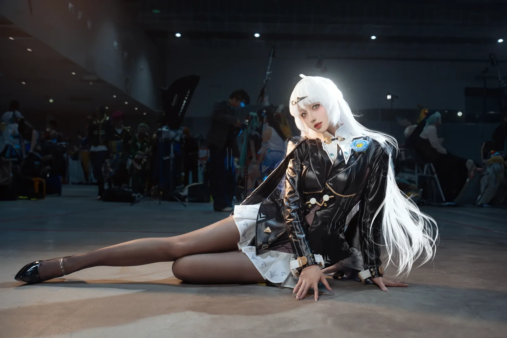 绝区零仪玄cosplay墨行影踪造型漫展场照