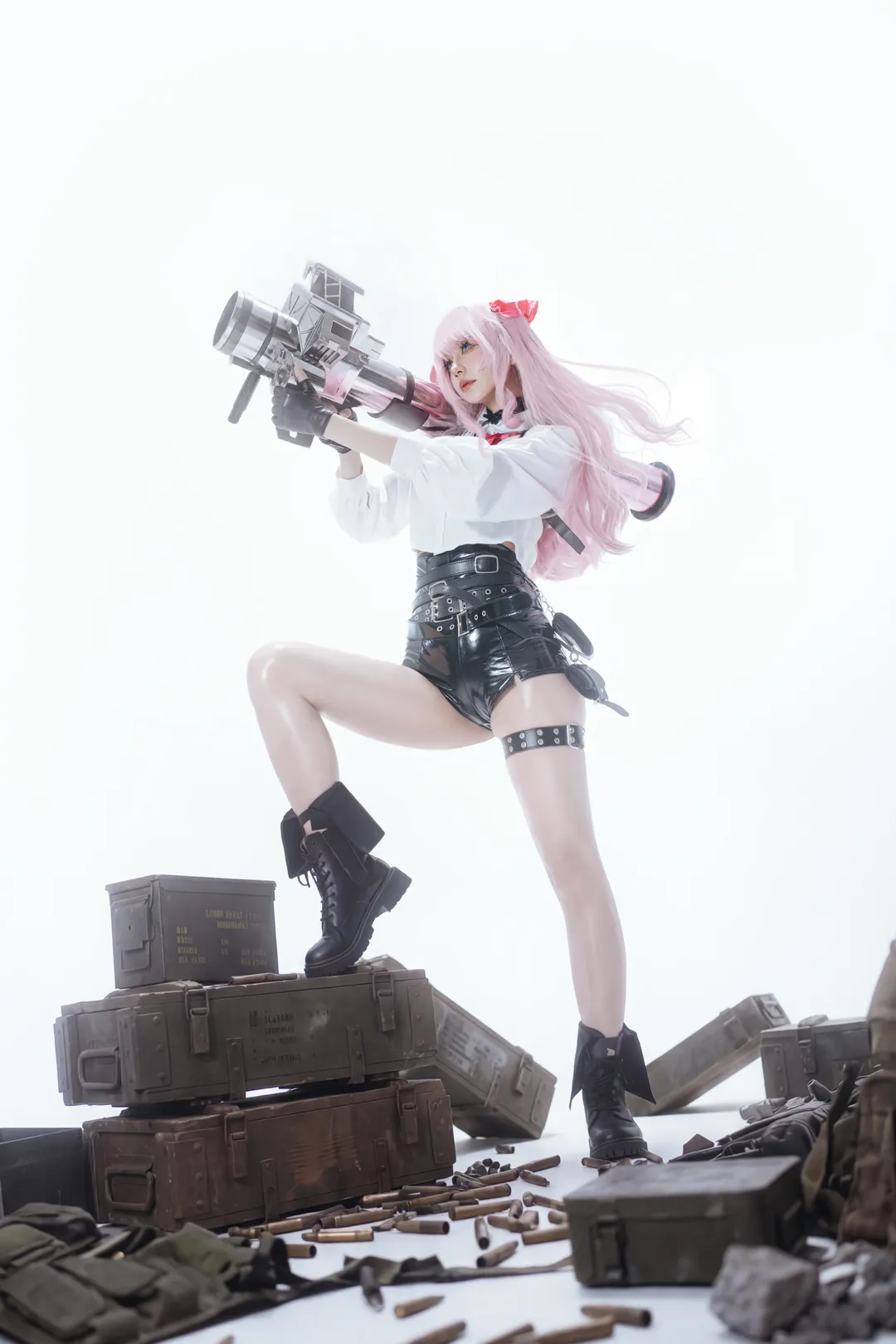 【尤妮cos】胜利女神妮姬的白棚硬核战场拍摄记录