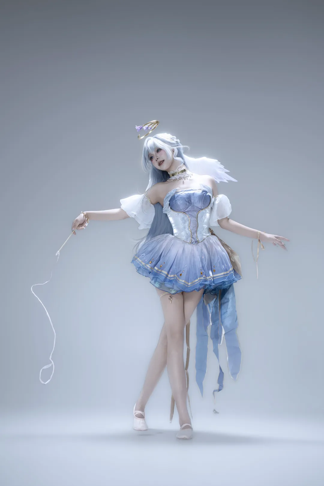 【知更鸟cos】崩坏星穹铁道圣心咏叹调，白棚里的纯白羽翼