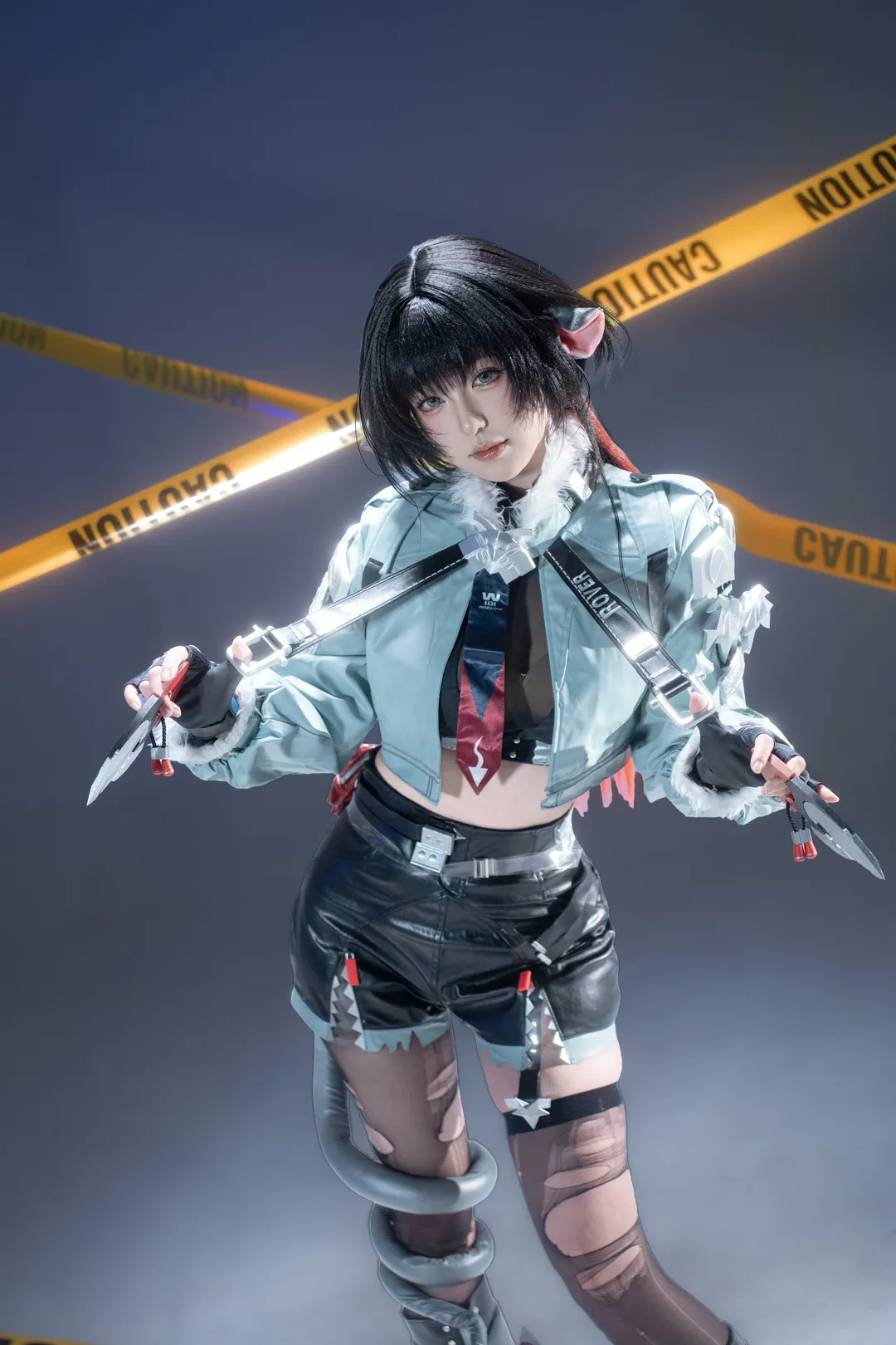 【简杜cos】白棚里的猫希人，冷感战术装出片