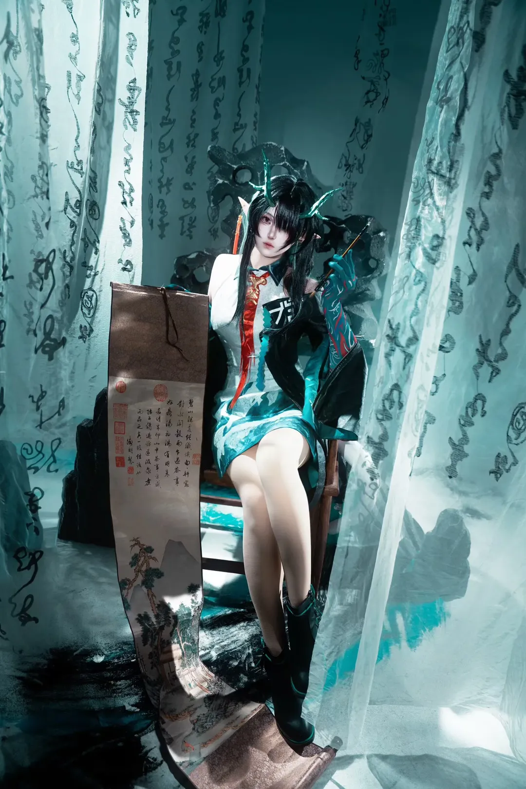 【停云cos】墨染青衫，执笔画梦