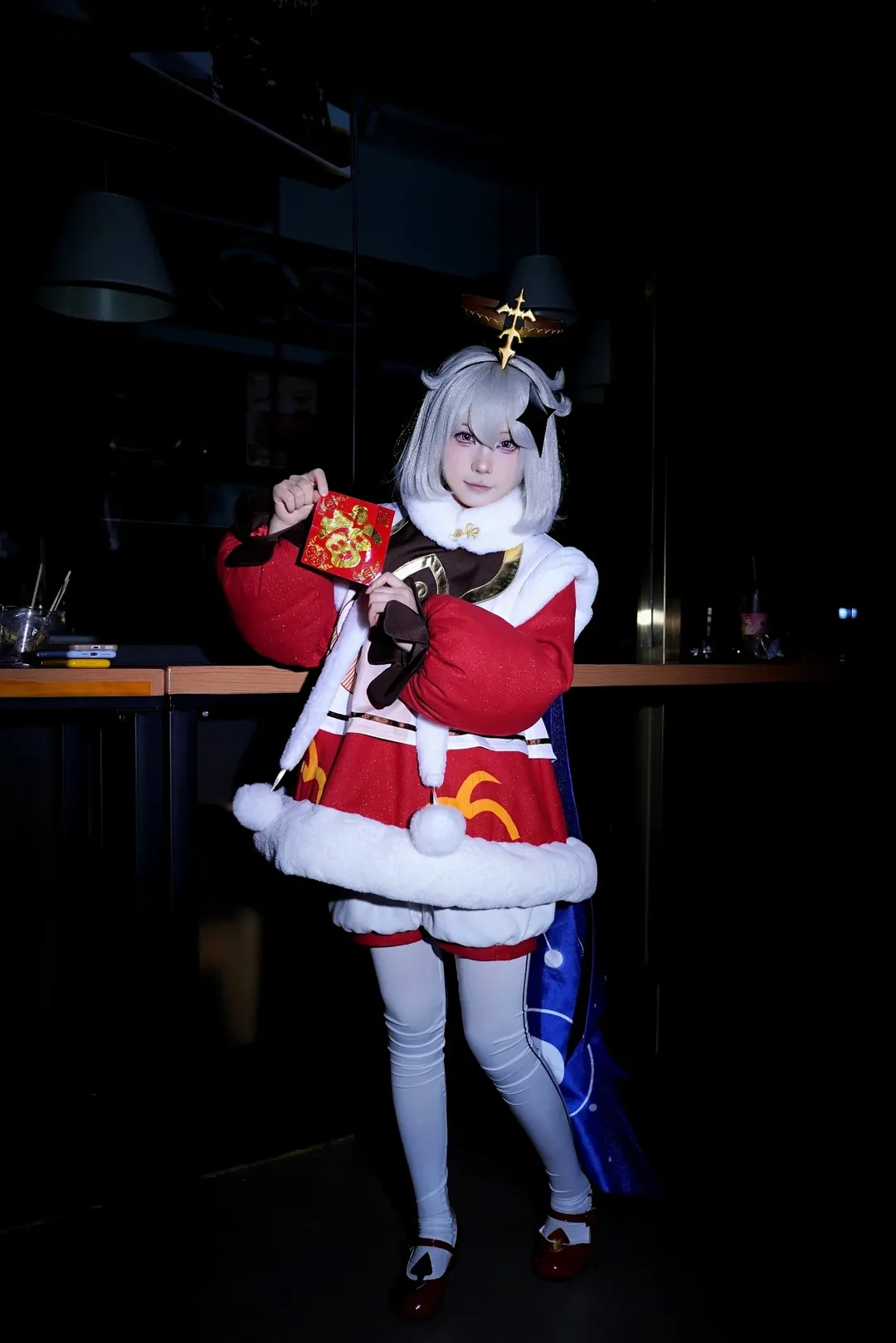 【派蒙cos】原神新年的红色精灵来送祝福啦
