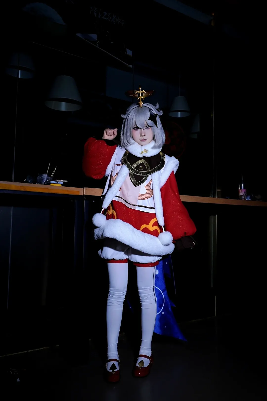 【派蒙cos】原神新年的红色精灵来送祝福啦 - 第 6 张
