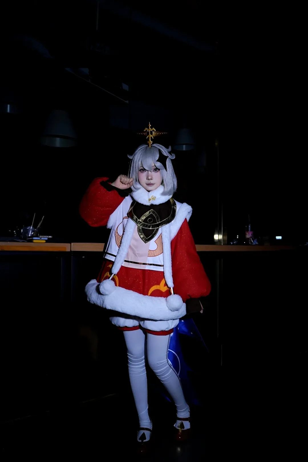 【派蒙cos】原神新年的红色精灵来送祝福啦 - 第 9 张