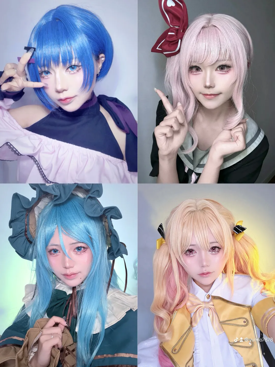 【pjsk bangdream cos】假发造型干货与出妆记录