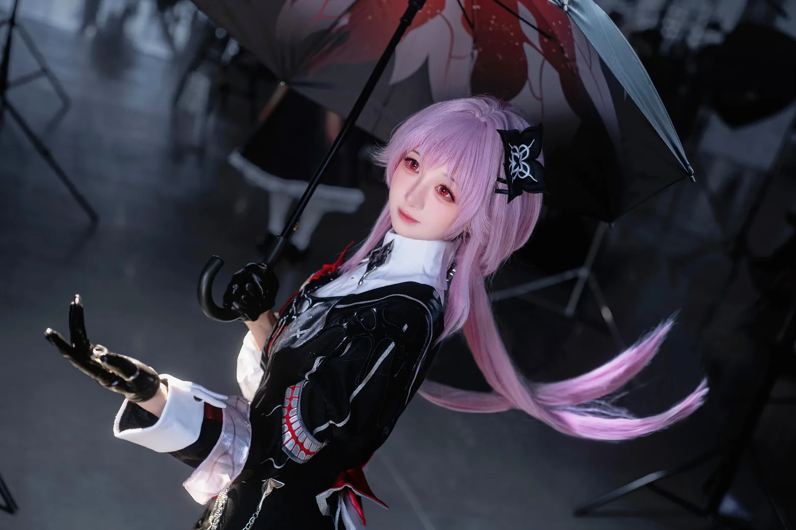 【长夜月cos】崩坏星穹铁道里的幽静黑伞 - 第 1 张