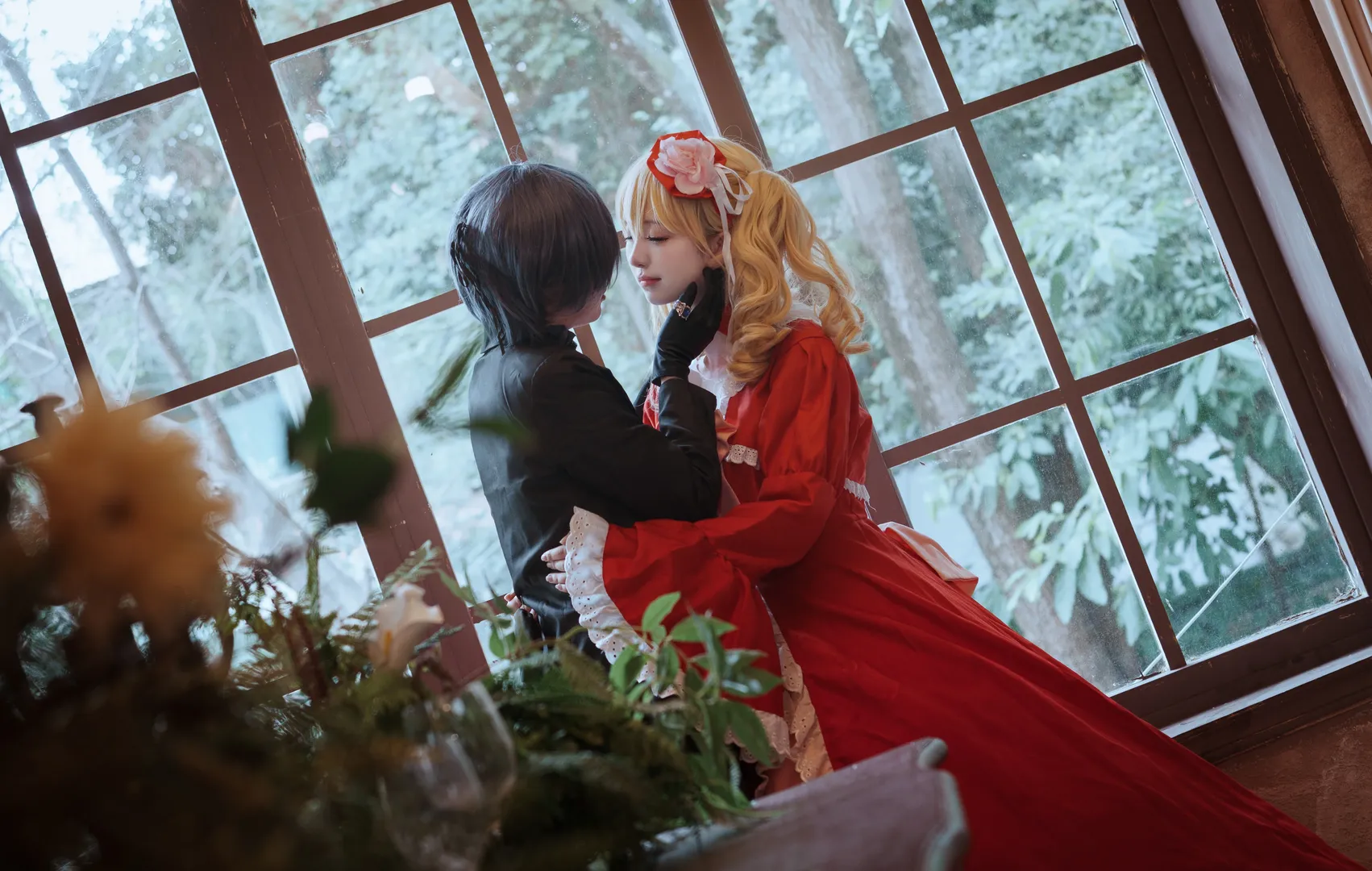 【夏爾伊麗莎白cos】黑執事復古植物園氛圍感拍攝 - 第 2 張