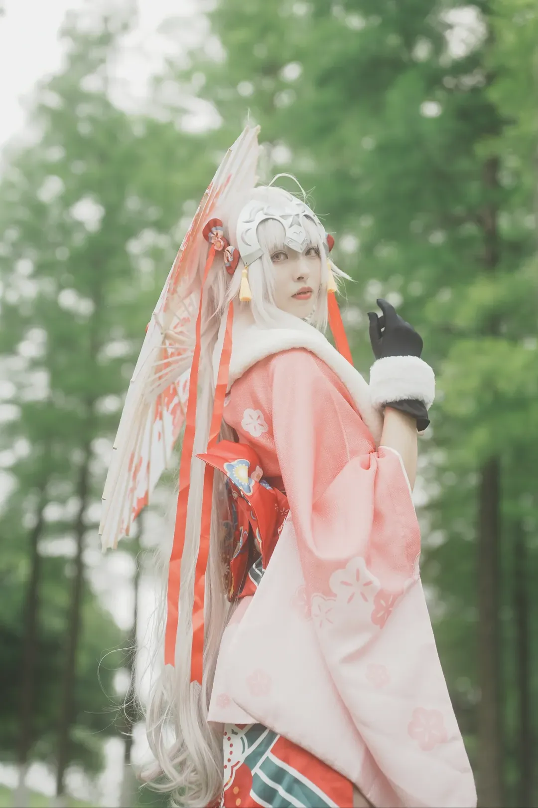 【幼貞cos】fate中的春日和風，黑絲長腿大放異彩 - 第 8 張
