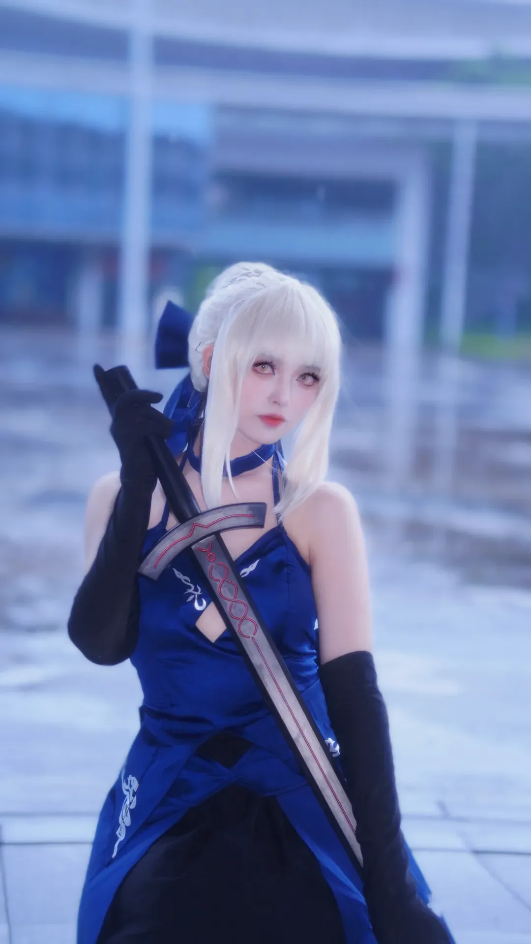 【阿爾託莉雅cos】黑呆的冷酷回眸，Fate/Grand Order熱浪展返圖 - 第 3 張