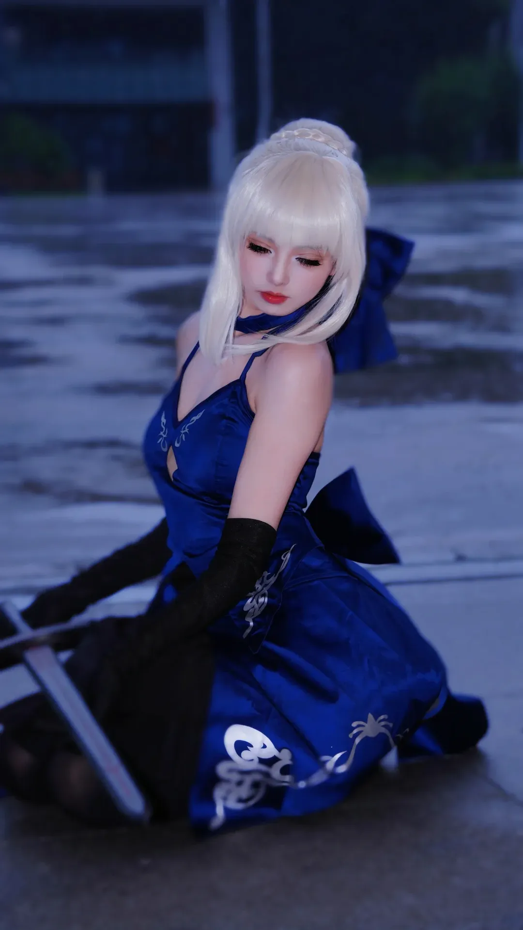 【阿爾託莉雅cos】黑呆的冷酷回眸，Fate/Grand Order熱浪展返圖 - 第 4 張