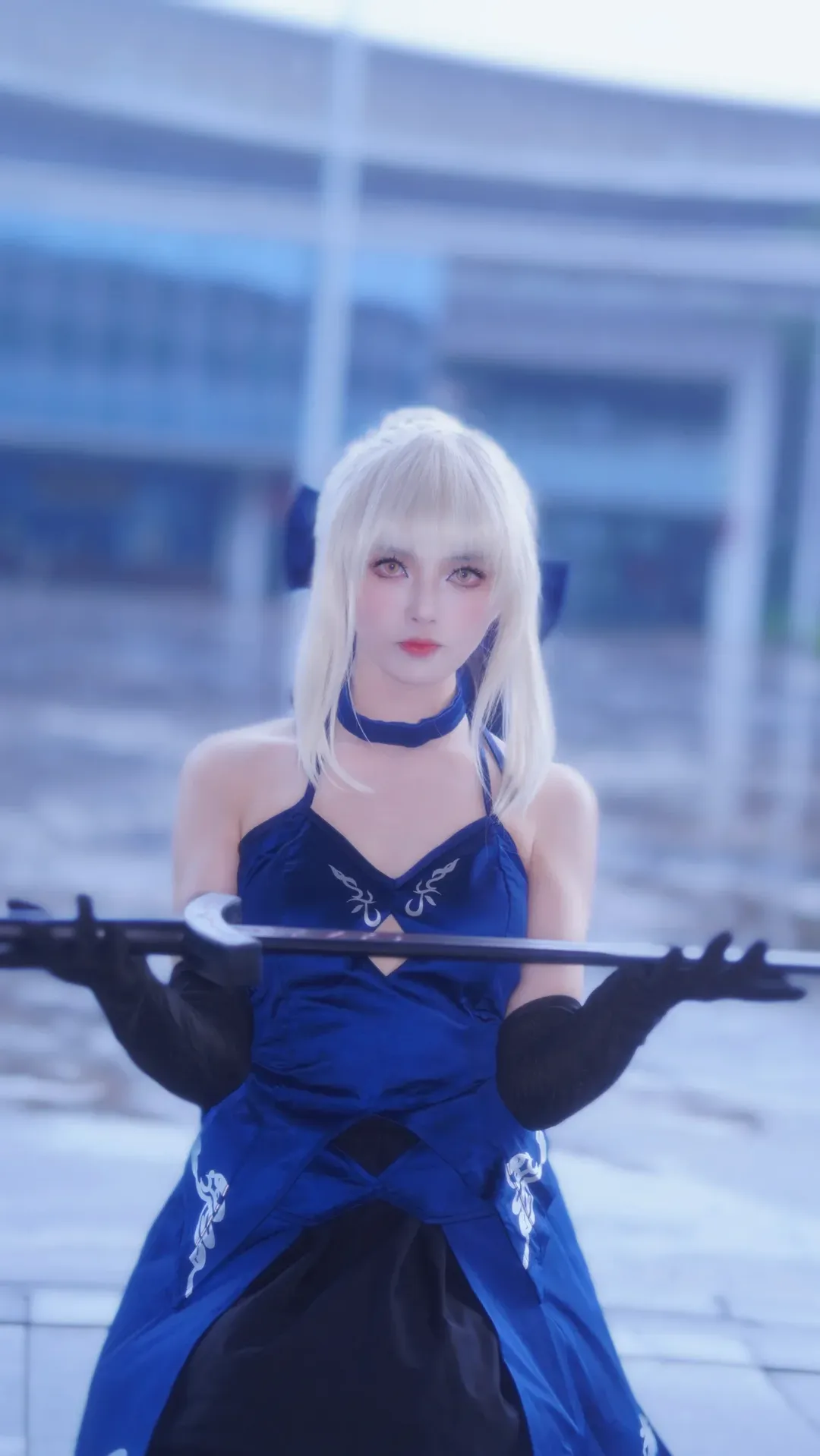 【阿爾託莉雅cos】黑呆的冷酷回眸，Fate/Grand Order熱浪展返圖 - 第 5 張