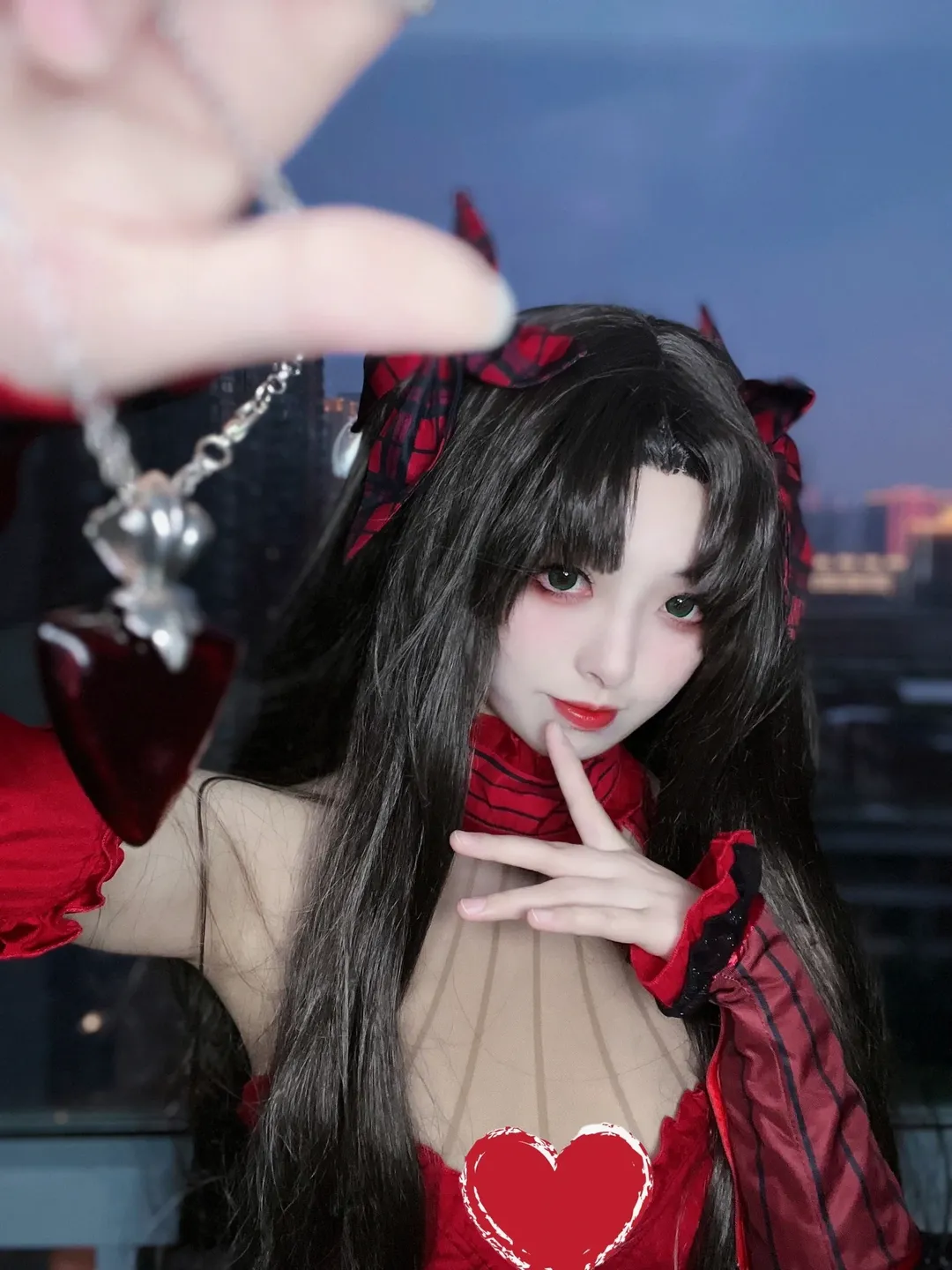 【遠坂凜cos】Fate/Grand Order裡的月之女王 - 第 1 張