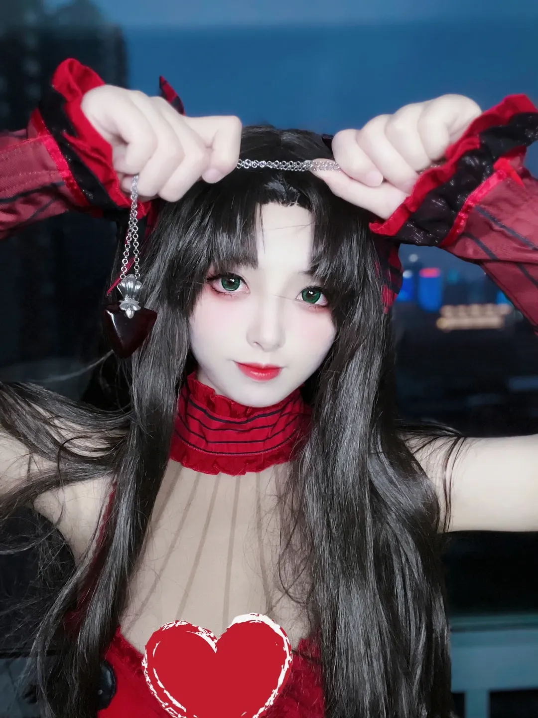 【遠坂凜cos】Fate/Grand Order裡的月之女王