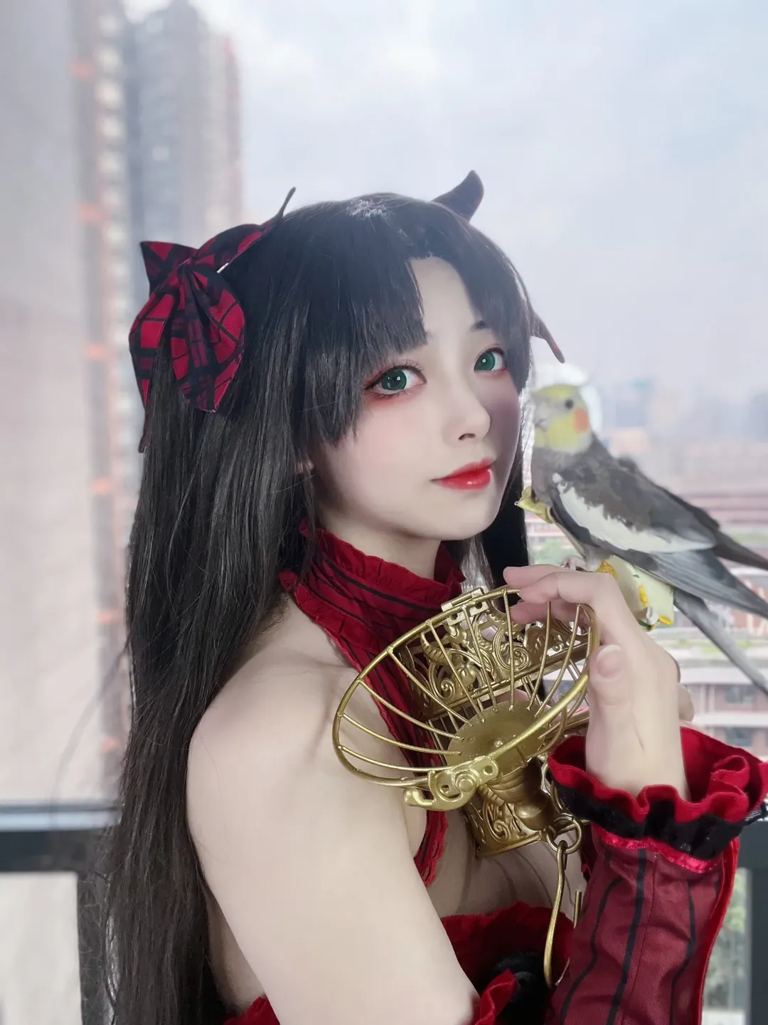 【远坂凛cos】fgo天台红黑回眸 - 第 2 张