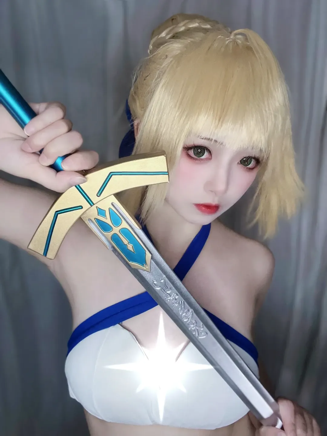 【阿尔托莉雅cos】Fate/Grand Order，举起这把剑也是个体力活