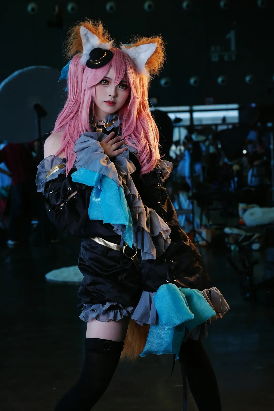 【玉藻前cos】Fate里的狐狸尾巴和符纸，漫展现场返图 - 第 2 张