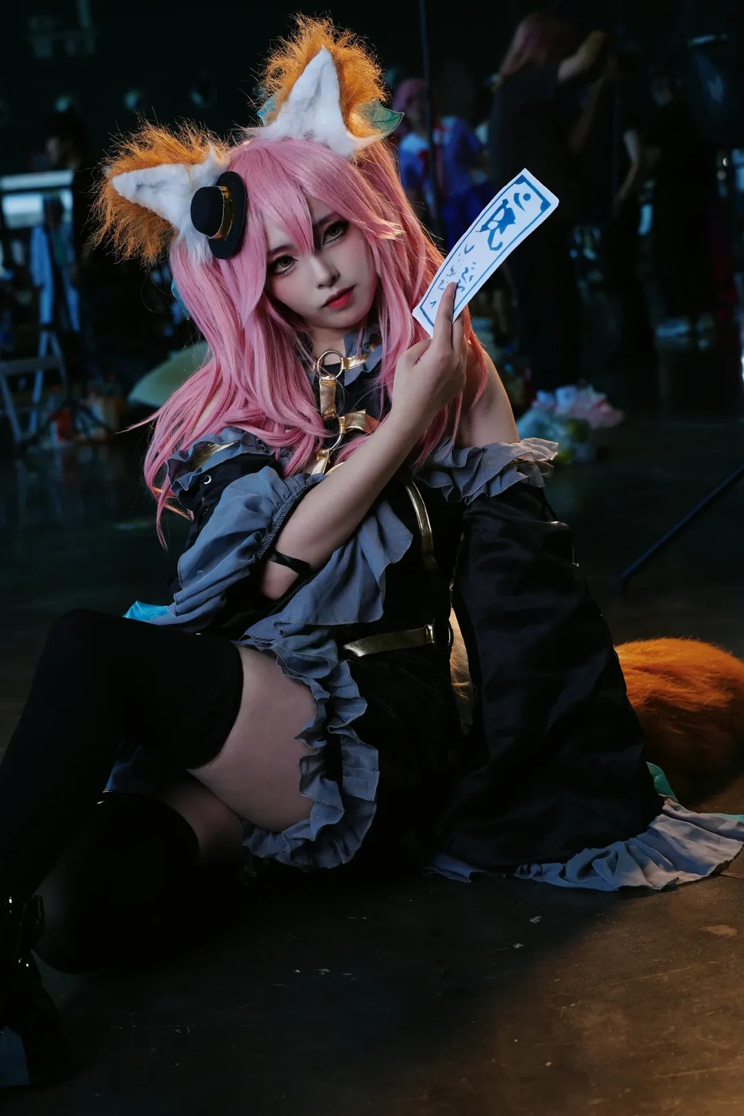 【玉藻前cos】Fate里的狐狸尾巴和符纸，漫展现场返图 - 第 5 张