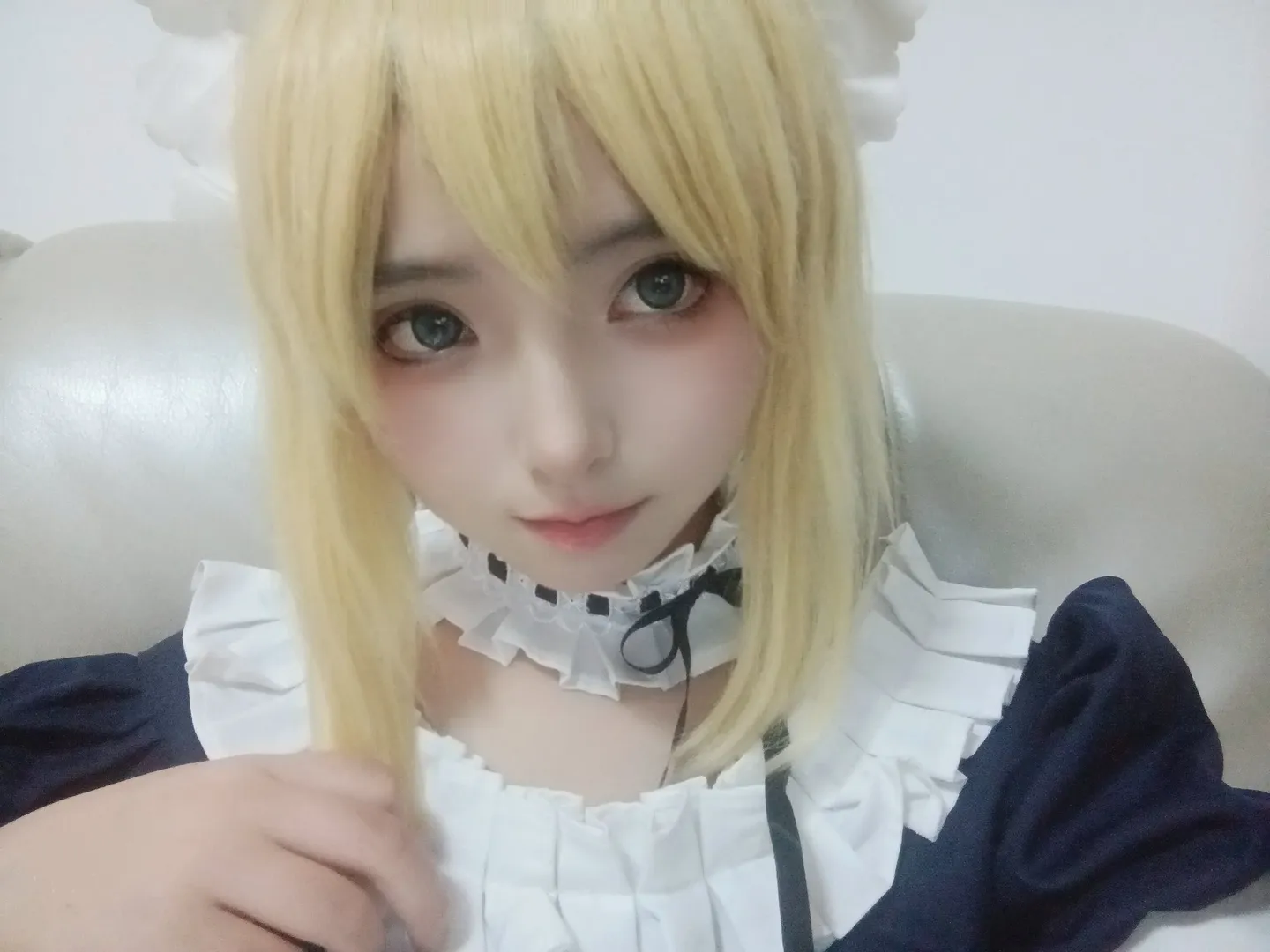 【阿尔托莉雅cos】Fate/Grand Order 吾王女仆装造型分享 - 第 1 张