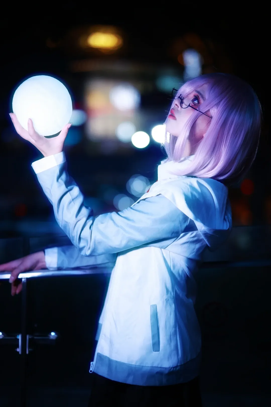 【玛修cos】天台夜色中光球的守护者 - 第 1 张