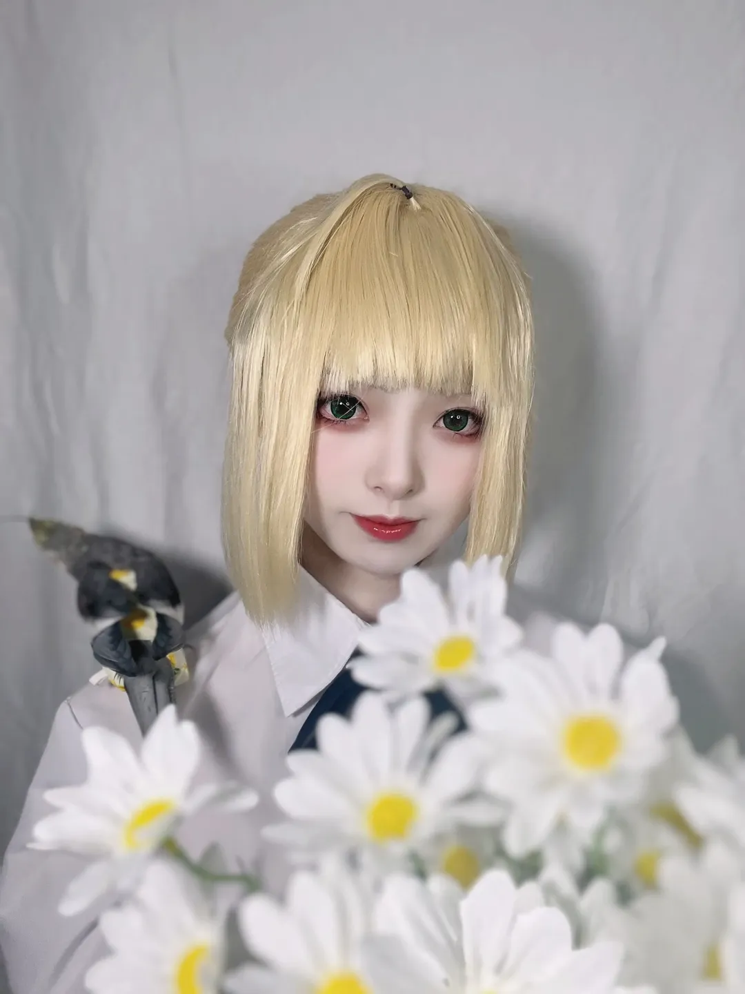 【阿爾託莉雅cos】Fate劍欄邊的白花，重現那段靜謐時刻