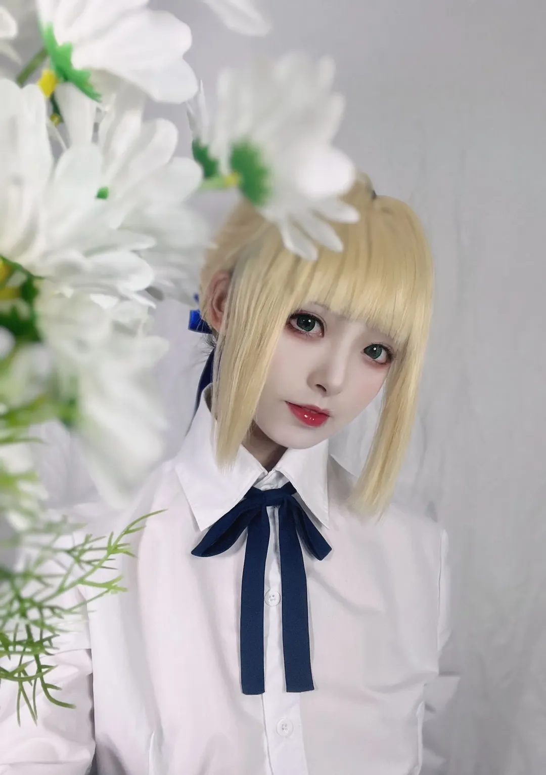 【阿尔托莉雅cos】Fate剑栏边的白花，重现那段静谧时刻 - 第 3 张