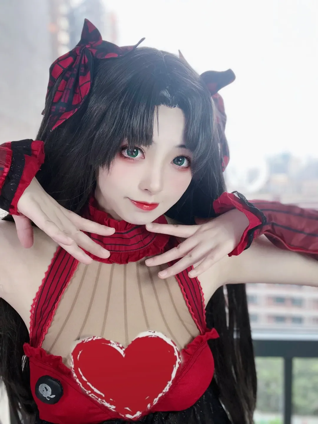 【遠坂凜cos】Fate/Grand Order中的月之女王暗夜降臨