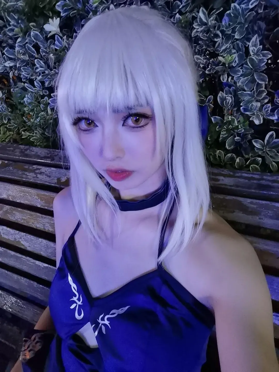 【阿尔托莉雅cos】夜色下的静谧与冷冽