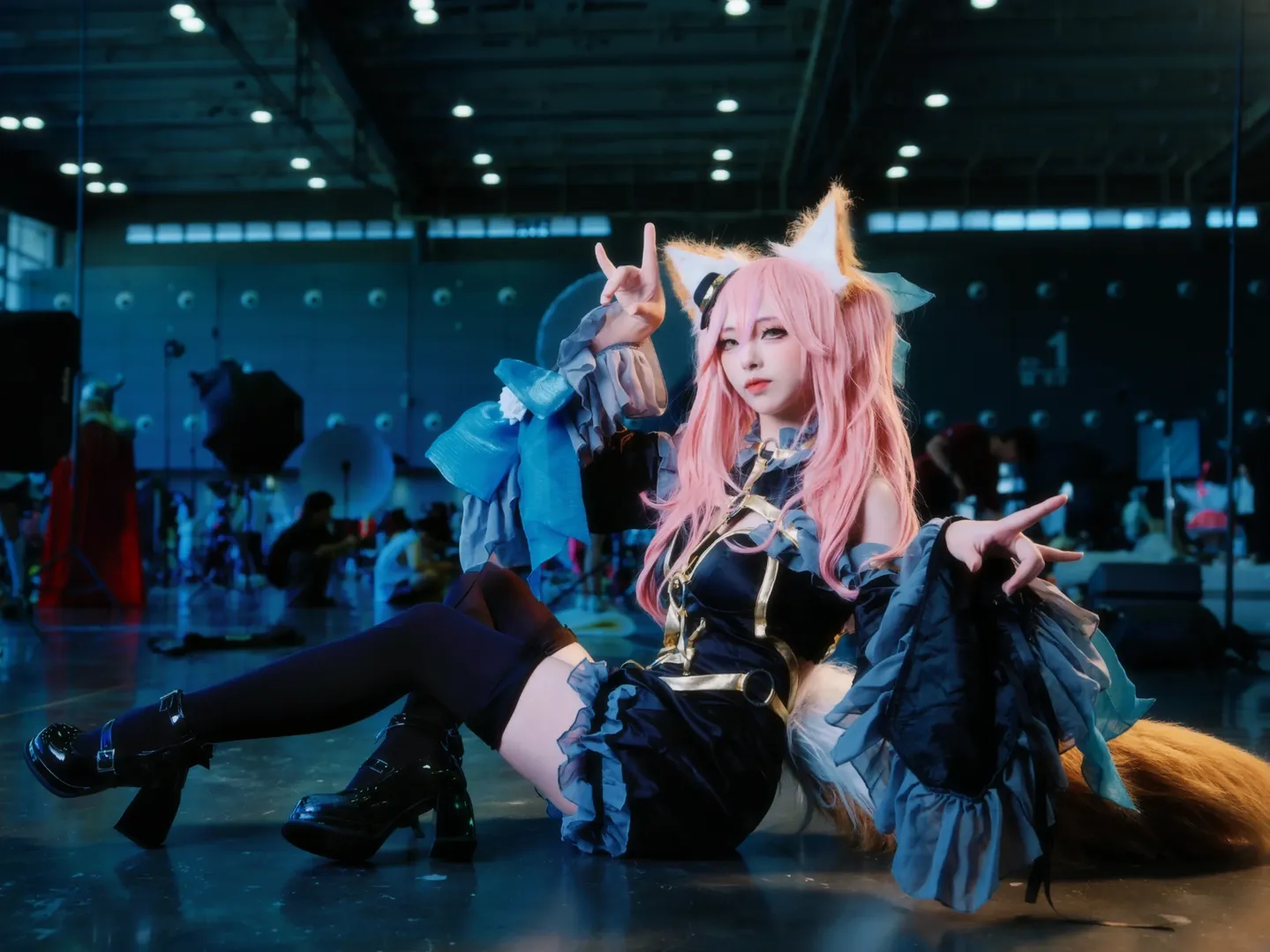 【玉藻前cos】新芙蓉漫展的狐面魅影 - 第 5 張