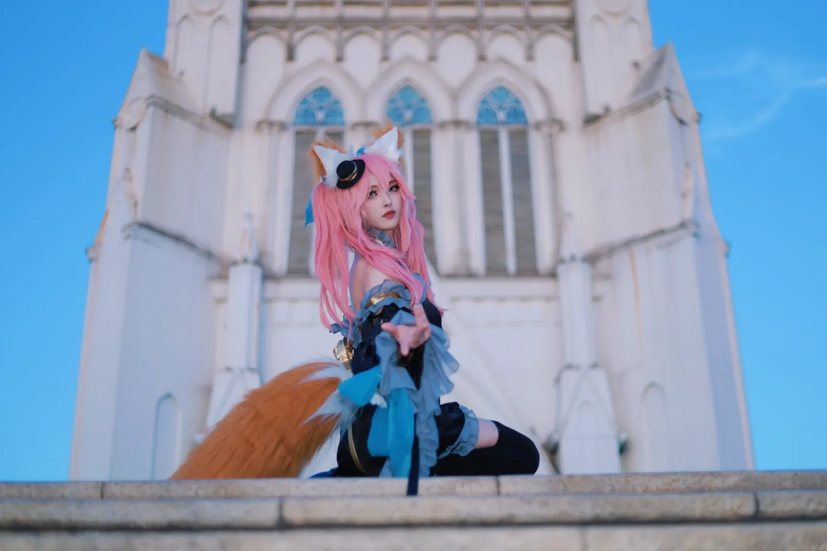 【玉藻前cos】在Fate/Grand Order中巫女狐的藍調時刻 - 第 3 張