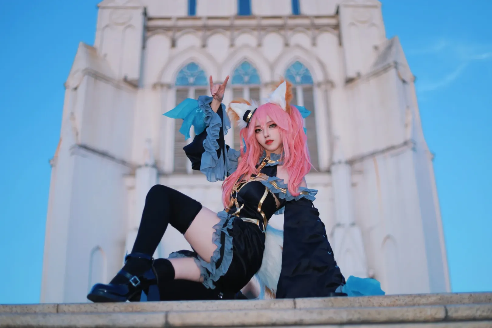 【玉藻前cos】在Fate/Grand Order中巫女狐的藍調時刻 - 第 6 張
