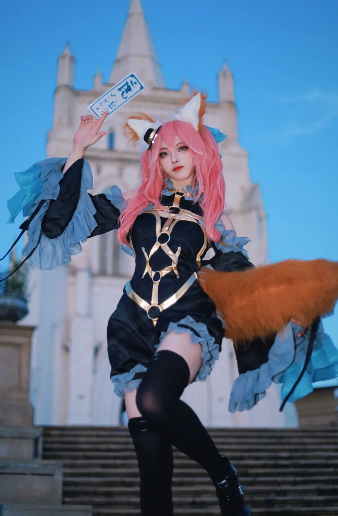 【玉藻前cos】在Fate/Grand Order中巫女狐的藍調時刻 - 第 7 張
