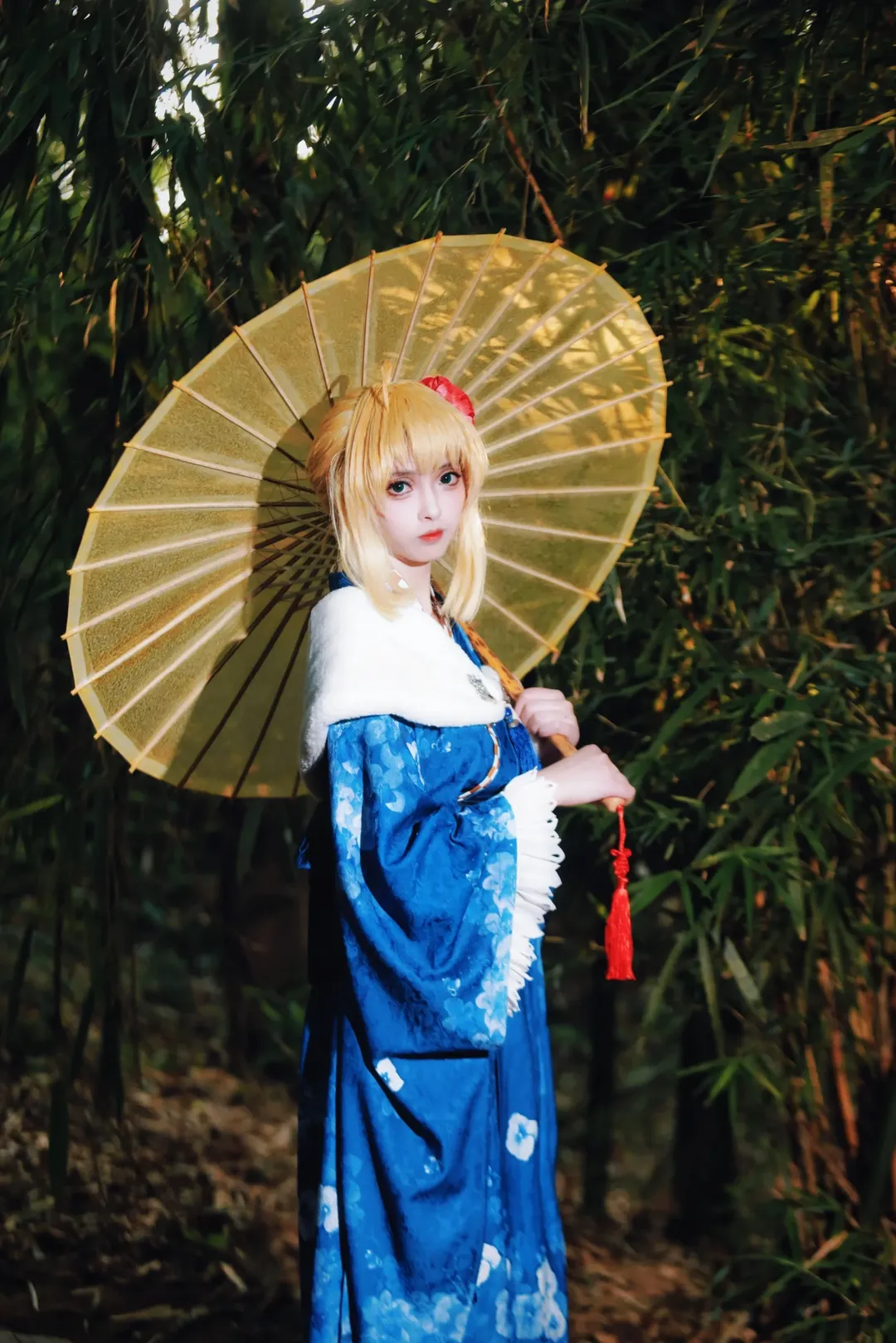 【阿爾託莉雅cos】黃昏逆光下那抹靜謐的藍，來自Fate/Grand Order的片場記錄 - 第 4 張